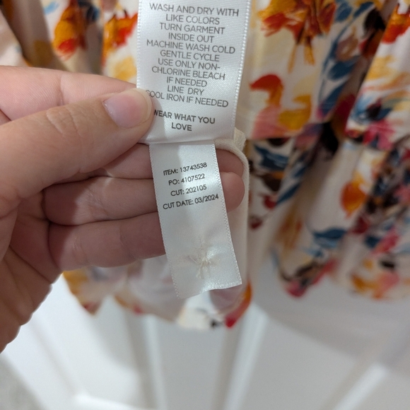 Torrid Statement Floral Dew Tiered Babydoll Top in Size 2 (18/20) - Picture 9 of 10